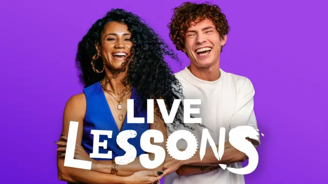 Live Lessons World Book Day presenters Vick Hope and Joel M