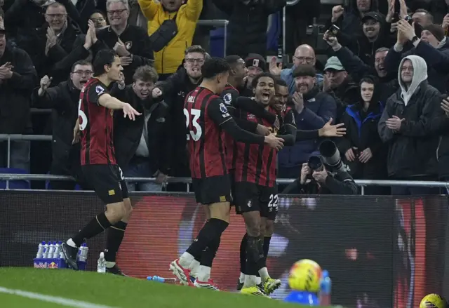 Bournemouth celebrate