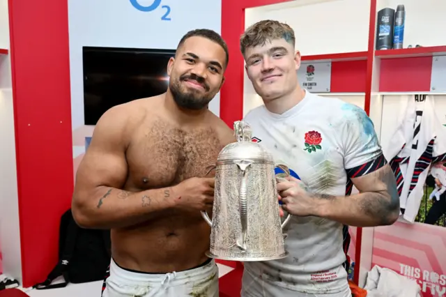 Ollie Lawrence and Fin Smith