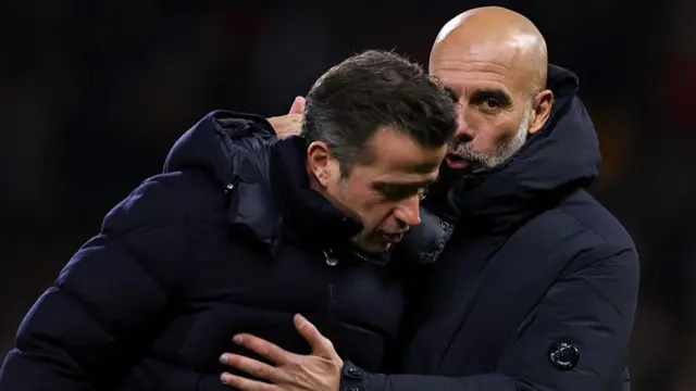 Marco Silva and Pep Guardiola