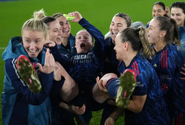 Kim Little thrown in air