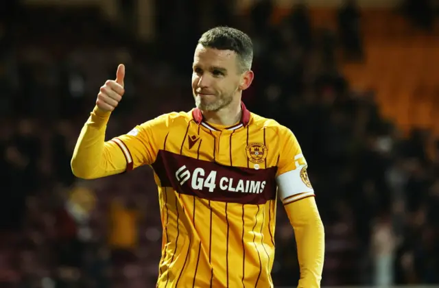 Motherwell defender Paul McGinn