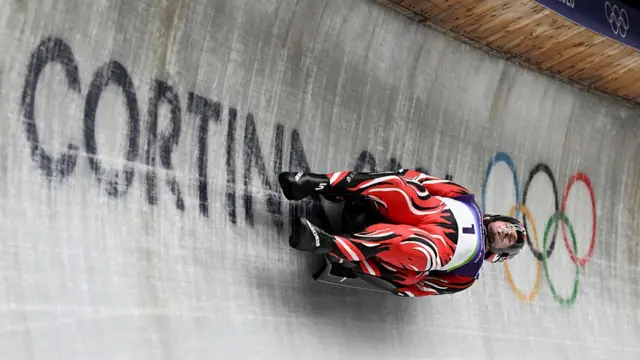 Austria's Steu and Kindl in the luge men's doubles