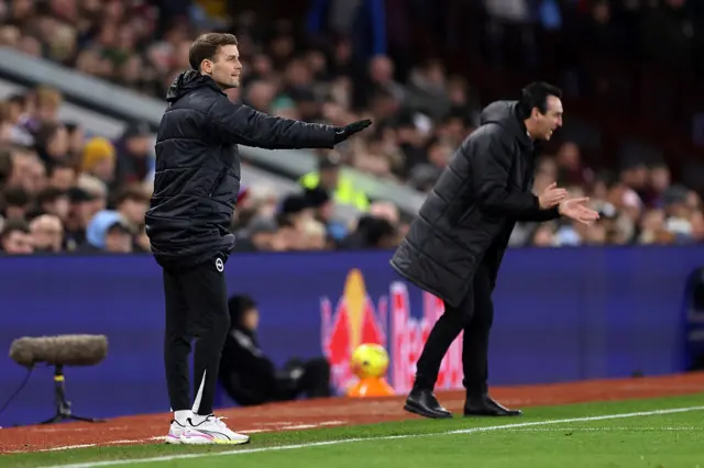 Fabian Hurzeler and Unai Emery