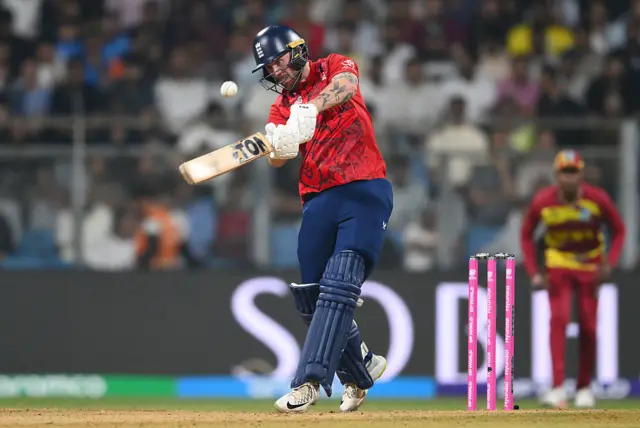 Phil Salt of England bats during the ICC Men's T20 World Cup India & Sri Lanka 2026