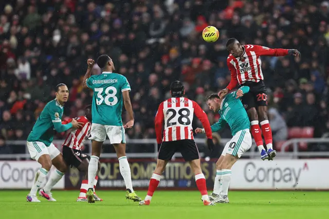 Nordi Mukiele wins a header