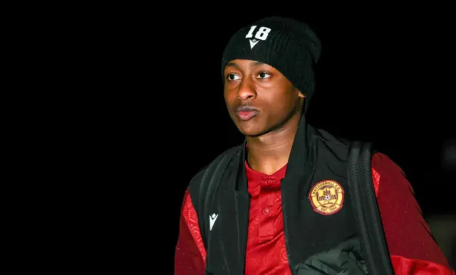 Motherwell striker Tawanda Maswanhise