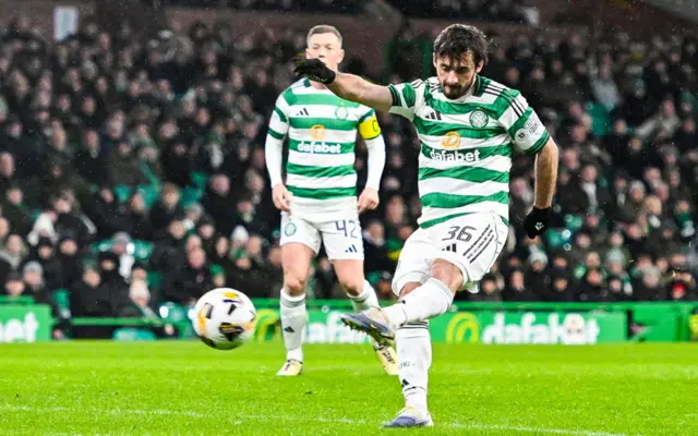 Marcelo Saracchi opens the scoring for Celtic