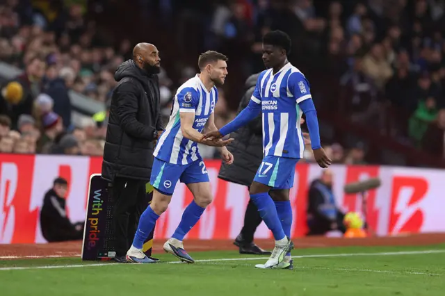 James Milner comes on for Carlos Beleba
