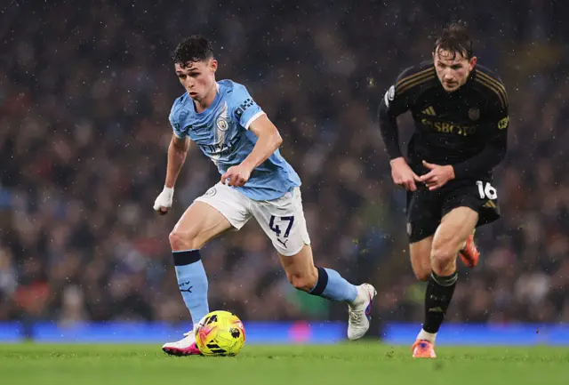 Phil Foden on the ball