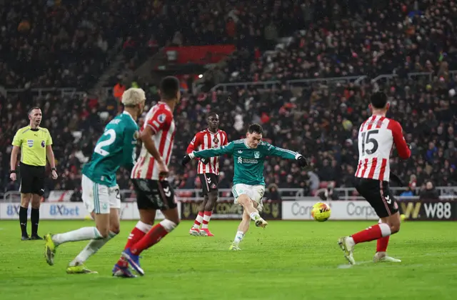 Florian Wirtz takes a shot