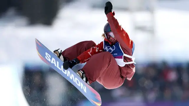 Halfpipe action