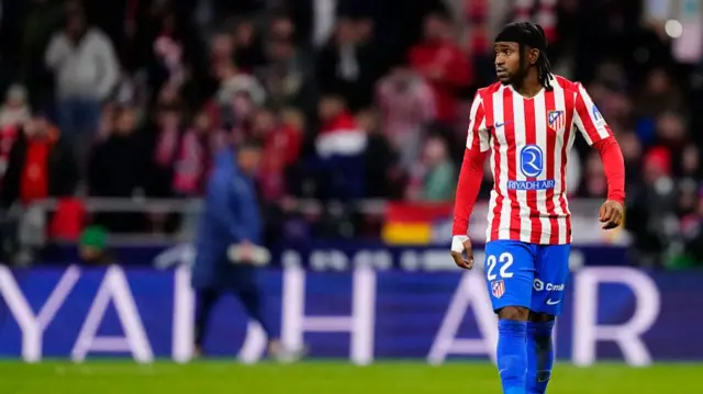 Lookman in action for Atletico