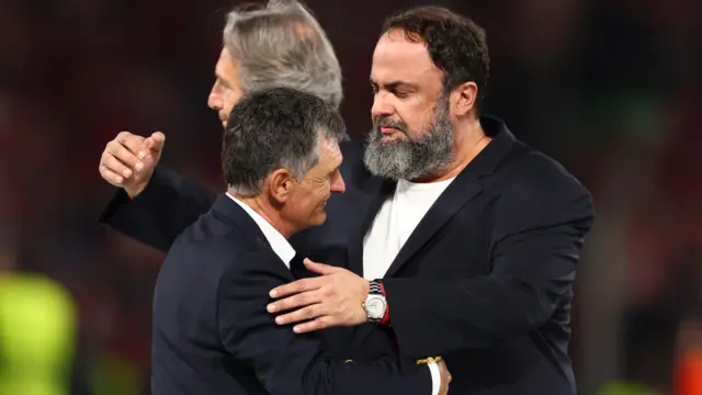 Jose Luis Mandilibar with Marinakis