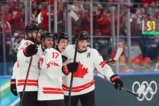 Canada team celebrate