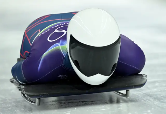 Great Britain's Matt Weston in the skeleton