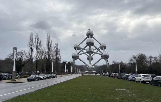 Atomium landmark in Brussels