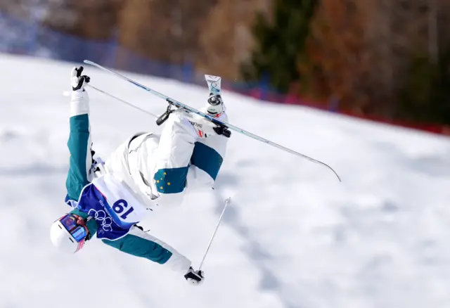 Cooper Woods of Australia in men's mogul