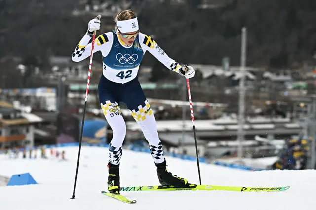 Sweden's Frida Karlsson in women's 10km cross-country skiing