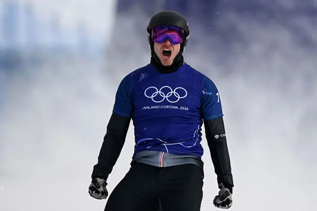 Alessandro Haemmerle celebrates his win