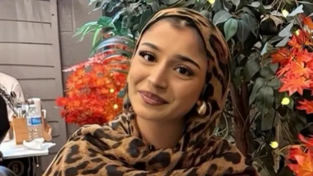 Close up shot of young woman