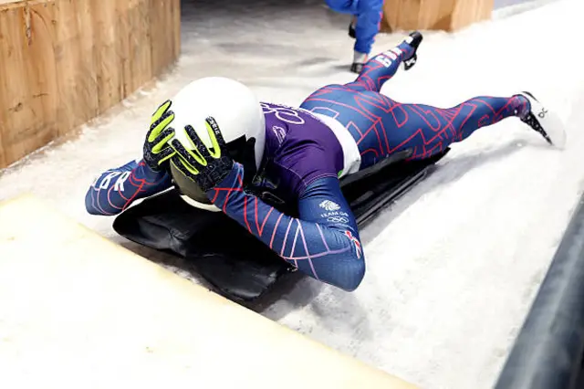Matt Weston after winning gold