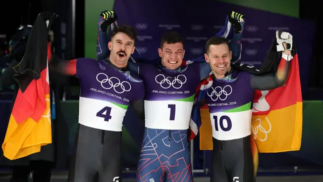 Skeleton podium