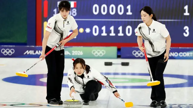 Team Korea women in action