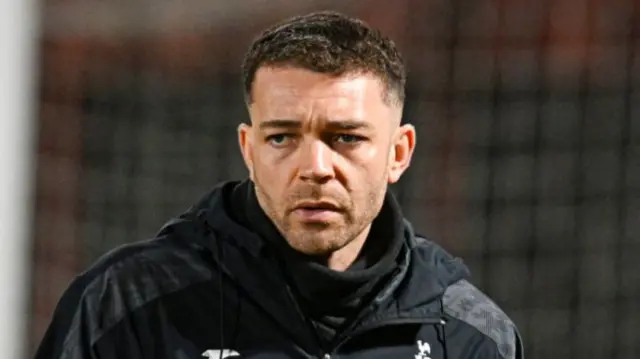 Airdrieonians head coach Aaron Taylor-Sinclair