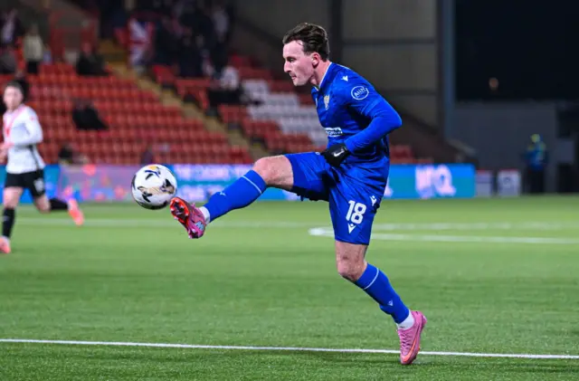 Ruari Paton scores for St Johnstone against Airdrieonians