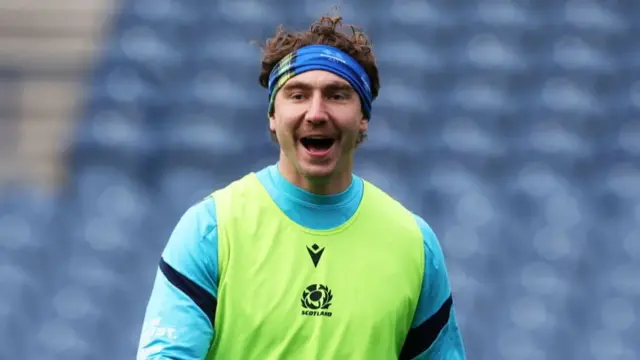 Jamie Ritchie in Scotland training