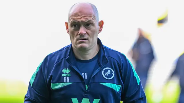 Millwall boss Alex Neil before the game against Sheffield Wednesday at Hillsborough