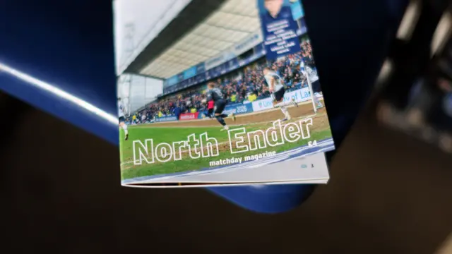 Preston programme on a seat