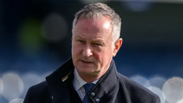 New Blackburn head coach Michael O'Neill at Loftus Road during the win at QPR