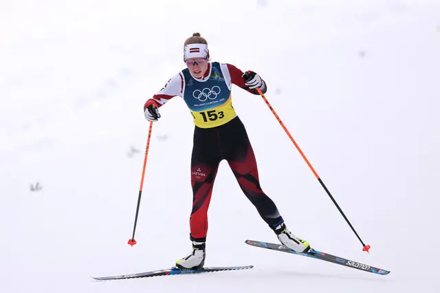 Linda Kaparkaleja of Team Latvia