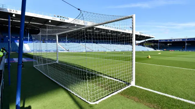 Portsmouth's Fratton Park before kick-off against Sheffield United