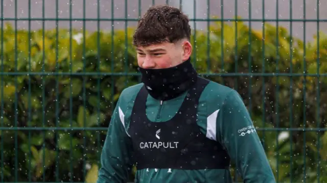 Hibs striker Owen Elding