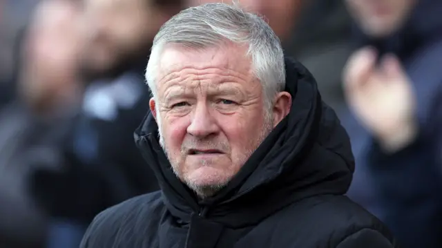 Chris Wilder grimaces
