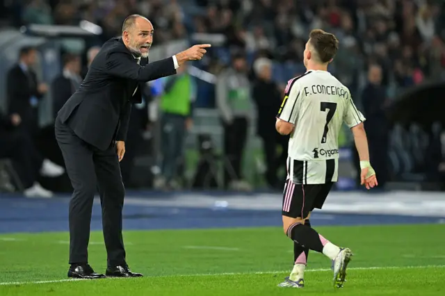 Tudor coaches at Juventus