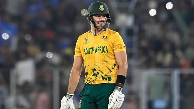 South Africa's captain Aiden Markram looks on during the 2026 ICC Men's T20 Cricket World Cup