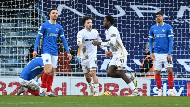 Sheffield United score at Portsmouth