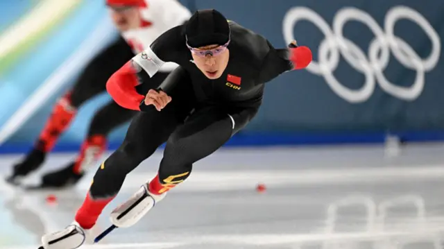China's Lian Ziwen competes