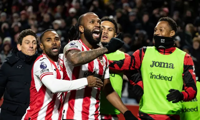 Brentford celebrate