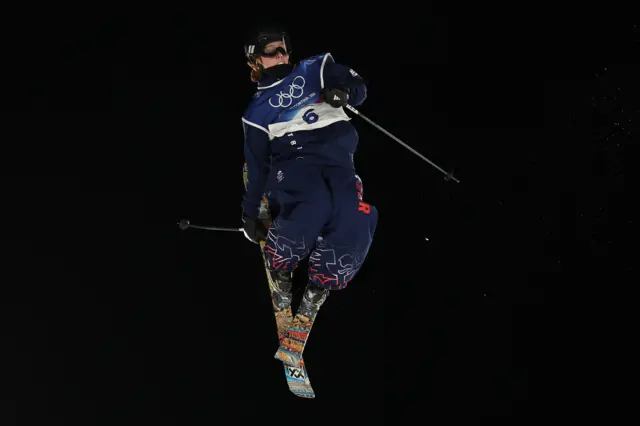 Kirsty Muir in big air training