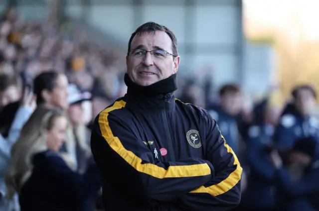 Bowyer smiles on the touchline