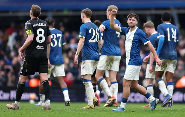 Patrick Roberts of Birmingham City celebrates