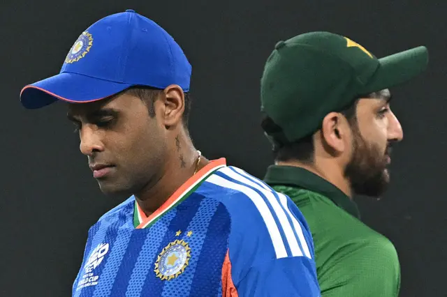 India captain Suryakumar Yadav and Salman Agha