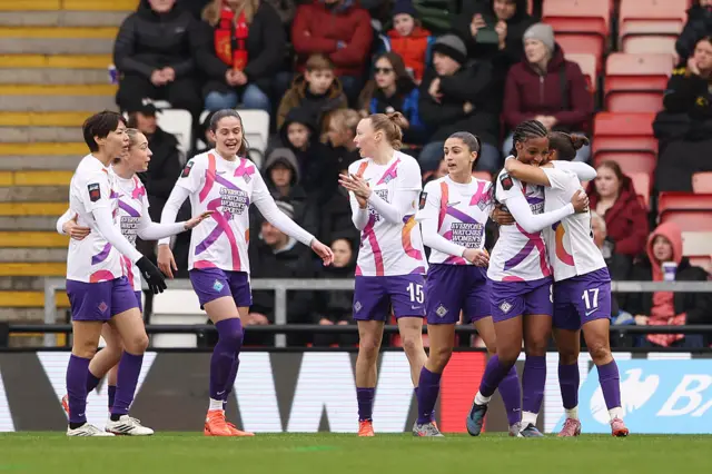 London City Lionesses celebrate