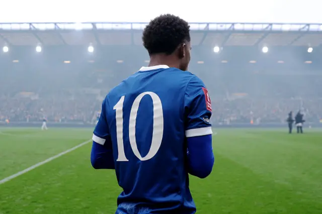Demarai Gray of Birmingham City looks on