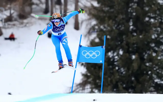 Italy's Federica Brignone in women's giant slalom